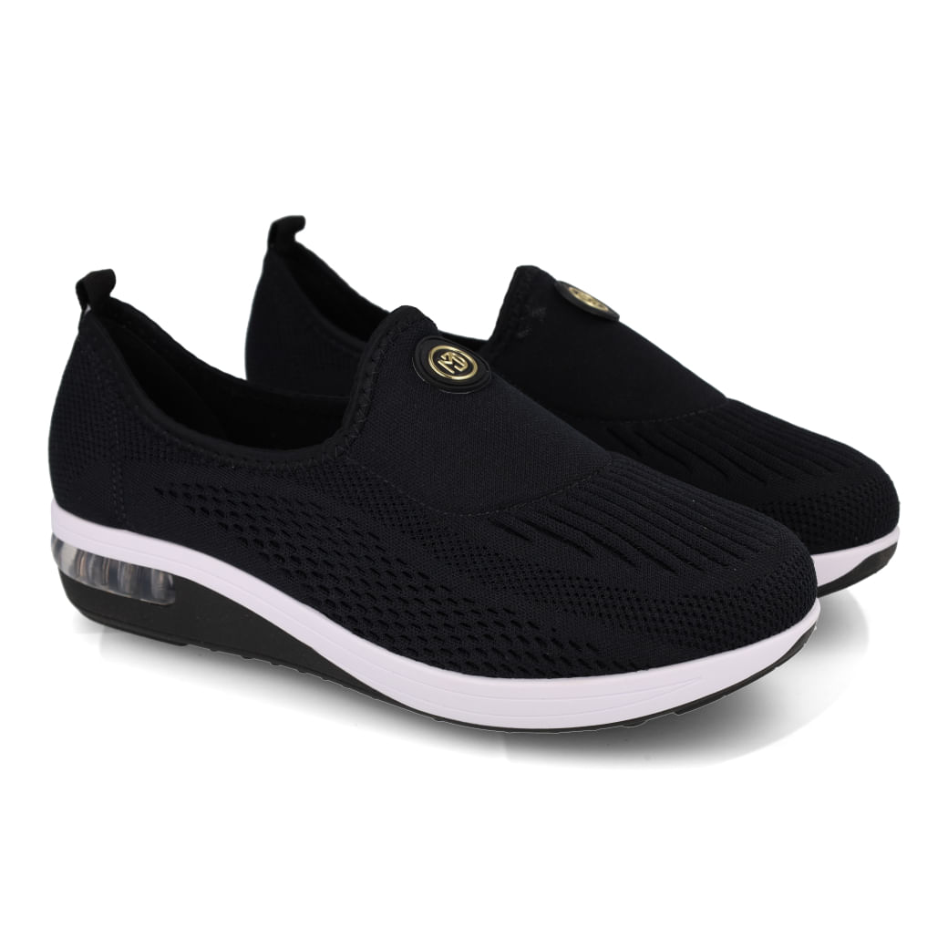Modare Tenis Casual 7320-217-18345-15745 Preto Gaspea Pronta Linho Lisboa_7_999999991950244_01